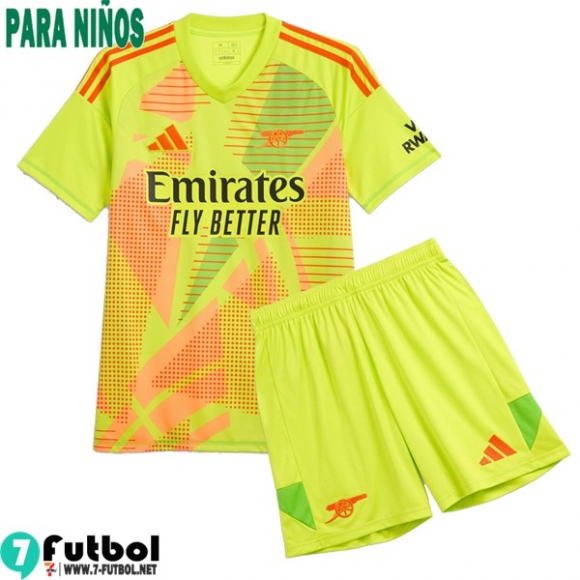 Camiseta Futbol Arsenal Porteros Ninos 24 25