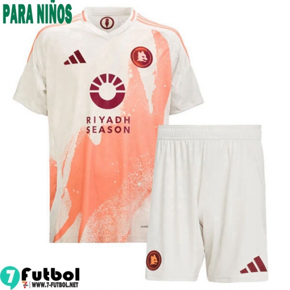 Camiseta Futbol AS Roma Segunda Ninos 24 25