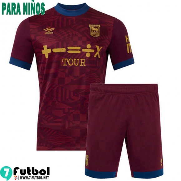 Camiseta Futbol Ipswich Town Segunda Ninos 24 25