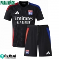 Camiseta Futbol Lyon Segunda Ninos 24 25