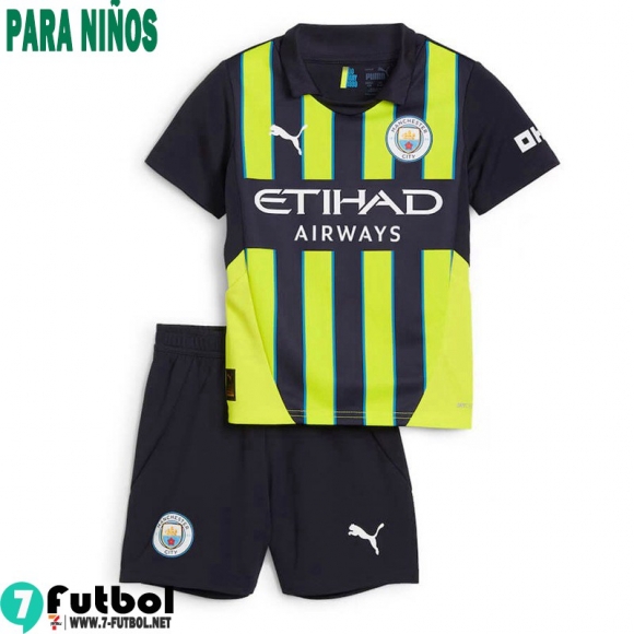 Camiseta Futbol Manchester City Segunda Ninos 24 25