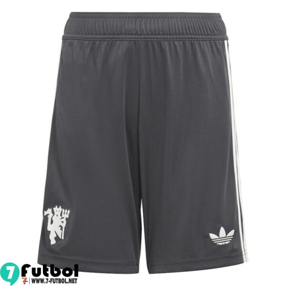 Pantalon Corto Futbol Manchester United Tercera Hombre 24 25 P484