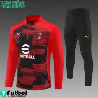 KIT: Chandal Futbol AC Milan Ninos 24 25 C340