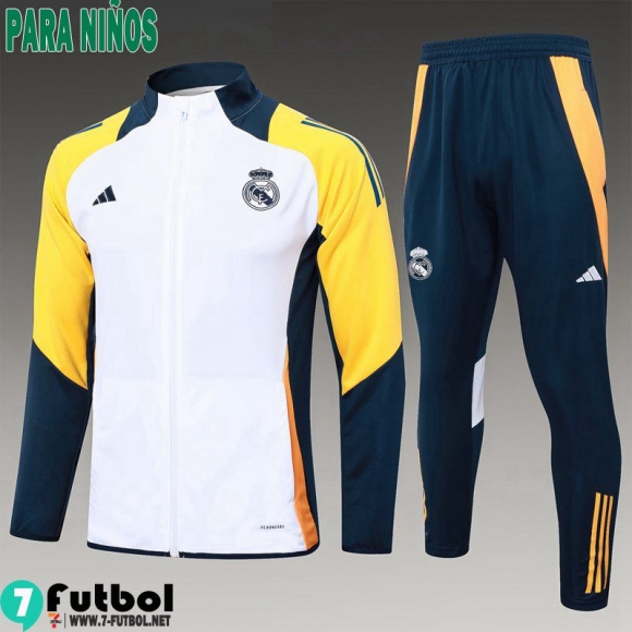 KIT: Chaquetas Deportivas Real Madrid Ninos 24 25 C358