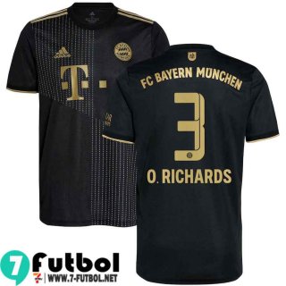 Camisetas futbol Bayern Munich Segunda # Omar Richards 3 Hombre 2021 2022