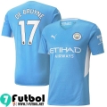 Camisetas futbol Manchester City Primera # De Bruyne 17 Hombre 2021 2022