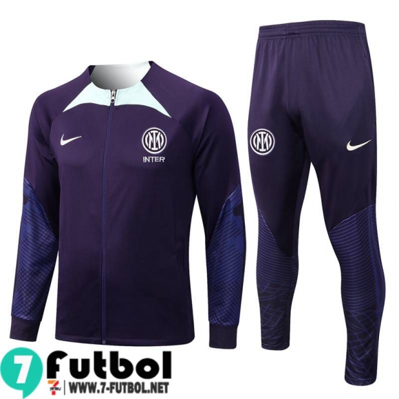 KIT: Chaquetas Inter Milan Violeta Hombre 2022 2023 JK524