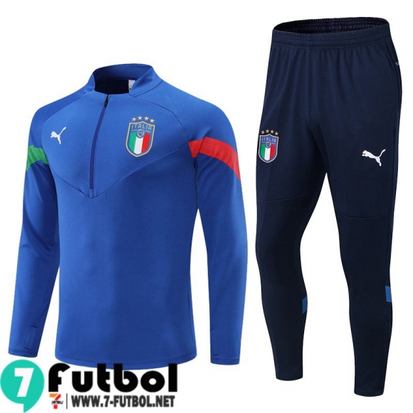 KIT: Chandal Futbol Italia azul Hombre 2022 2023 TG471