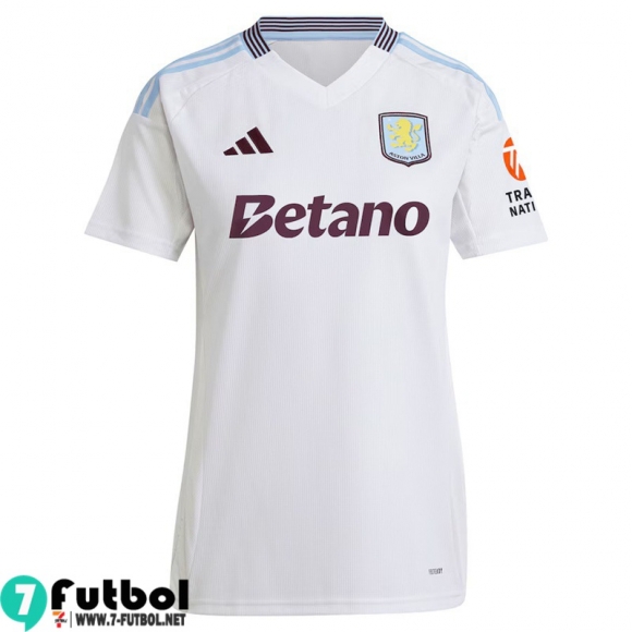 Camiseta Futbol Aston Villa Segunda Femenino 24 25