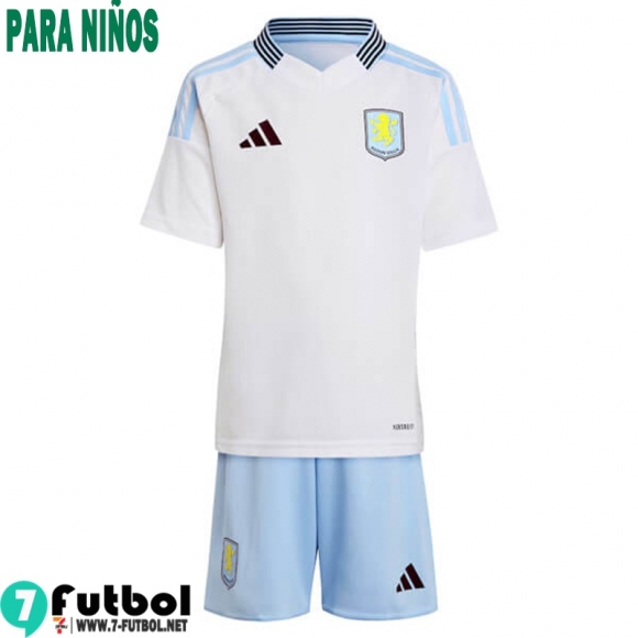 Camiseta Futbol Aston Villa Segunda Ninos 24 25