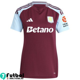 Camiseta Futbol Aston Villa Primera Femenino 24 25