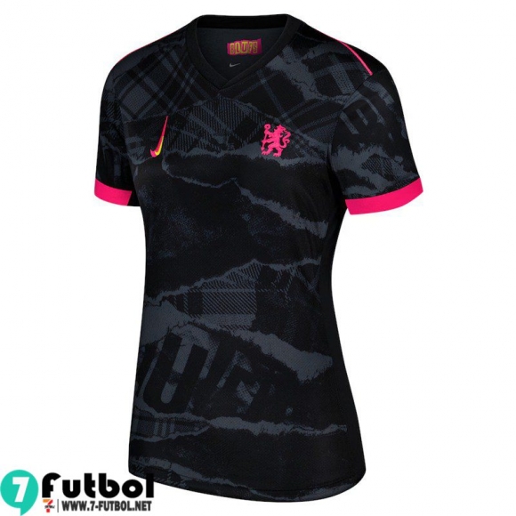 Camiseta Futbol Chelsea Tercera Femenino 24 25