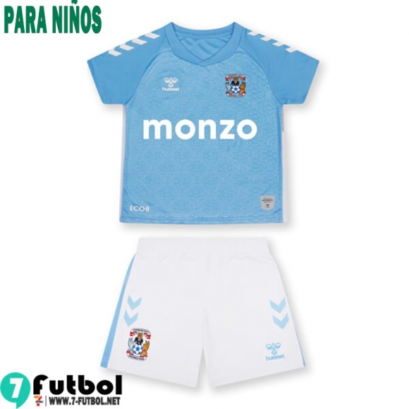 Camiseta Futbol Coventry City Primera Ninos 24 25