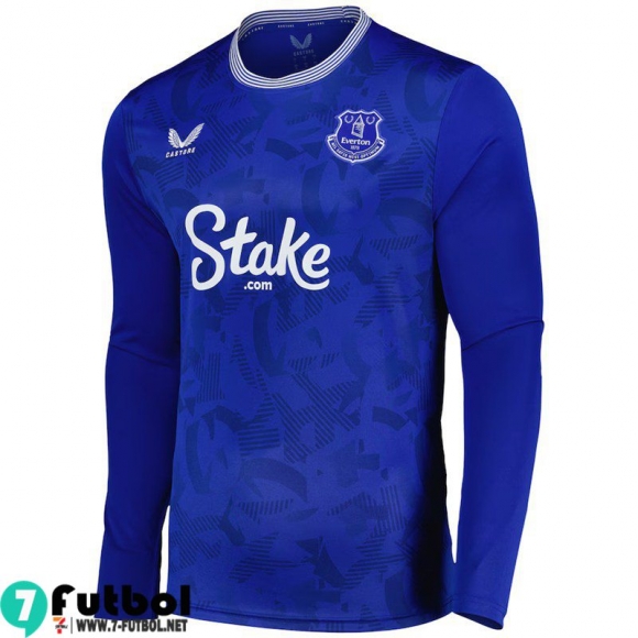 Camiseta Futbol Everton Primera Hombre Manga Larga 24 25