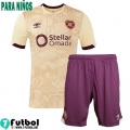 Camiseta Futbol Hearts Segunda Ninos 24 25