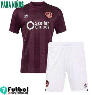 Camiseta Futbol Hearts Primera Ninos 24 25