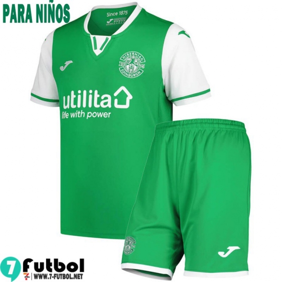 Camiseta Futbol Hibernian Primera Ninos 24 25