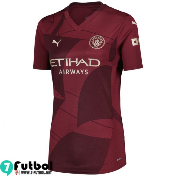 Camiseta Futbol Manchester City Tercera Femenino 24 25