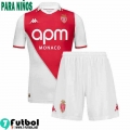 Camiseta Futbol AS Monaco Primera Ninos 24 25