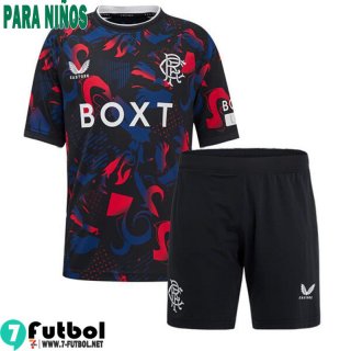 Camiseta Futbol Rangers Tercera Ninos 24 25