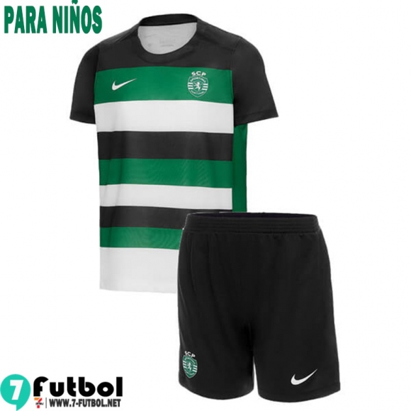 Camiseta Futbol Sporting Lisbon Primera Ninos 24 25