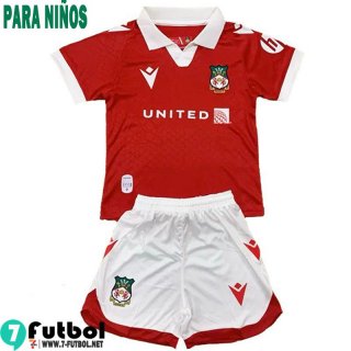 Camiseta Futbol Wrexham Primera Ninos 24 25