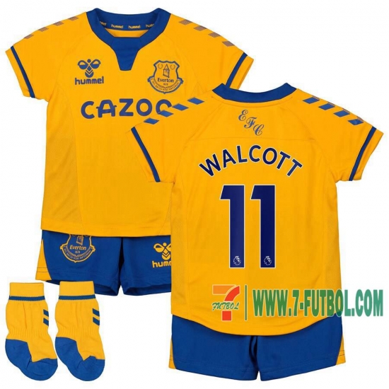 7-Futbol: Everton Camiseta Del Walcott #11 Segunda Niño 20-21 - Haga un click en la imagen para cerrar